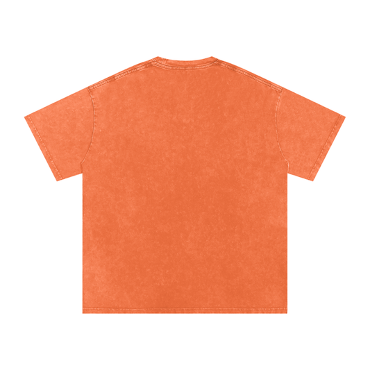 Snow Washed Oversized Cotton T-Shirt(psalm 34:8)