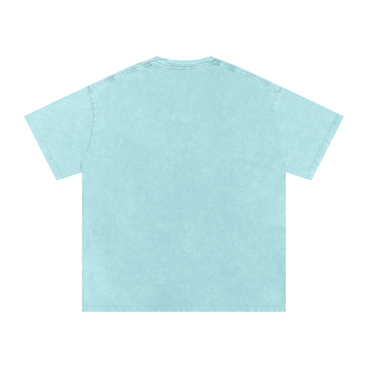 Snow Washed Oversized Cotton T-Shirt(proverbs3:5-6)