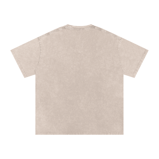 Snow Washed Oversized Cotton T-shirt(romans 8:28)