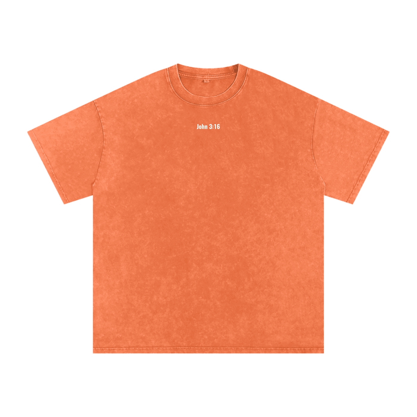 Snow Washed Oversized Cotton T-Shirt(3:16)