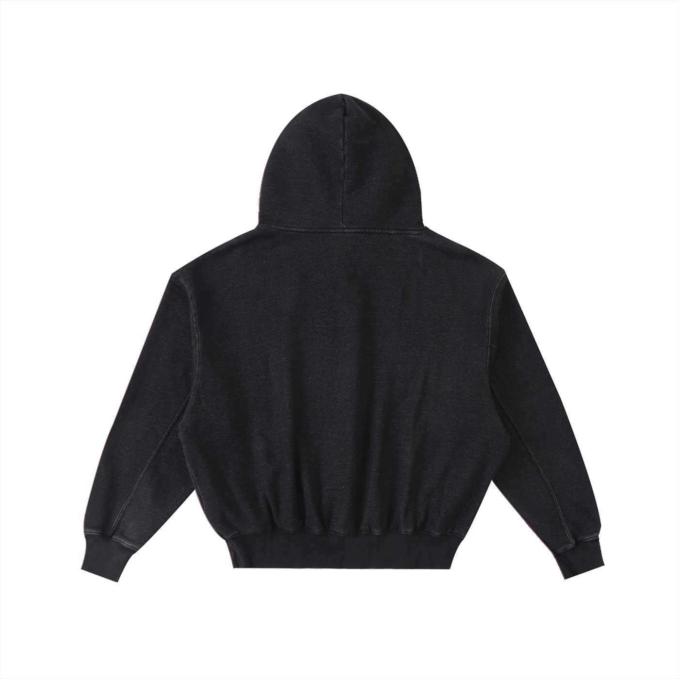 Frayed Enzyme Washed Fleece hoodie (Colossians 3:23)